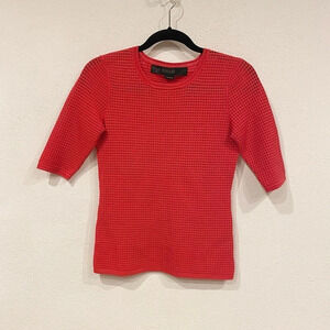 Yigal Azrouel Perforated Sweater Size Small EUC